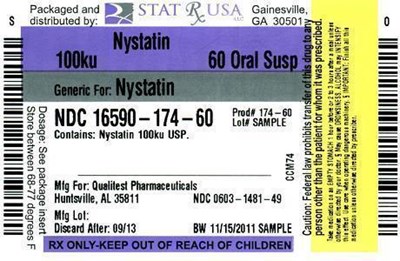 Nystatin Oral Susp Label Image (Nystatin Oral Susp 60ml Label)